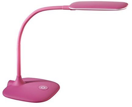 Moderne LED Schreibtischleuchte Büroleuchte Alco 9082-15 3-fach dimmbar flexibler Leuchtenarm (Pink)