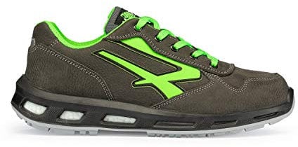 U-Power Red Lion Yoda, Scarpe Antinfortunistiche Unisex, Scarpe da Ginnastica in Pelle Leggere, Flessibili, Antiperforazione, con Suola Infinergy, con Puntale in Alluminio (38)