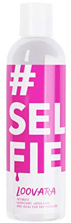 LOOVARA Gleitgel Wasserbasis 250 ml - SELFIE – ideales Gleitmittel zum Onanieren, Masturbieren, zur Selbstbefriedigung mit Toys, Natürliche Inhaltsstoffe, dermatologisch getestet, kondomsicher