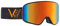 Black Crevice Skibrille – Schladming – Doppelscheibe, Anti-Fog-Beschichtung, UV400 Schutz (Black/orange, L (Kopfumfang 58-61 cm))…