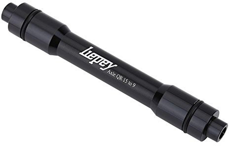 Achsnabenadapter Aluminiumlegierung Fahrradnabe Spießadapter Rohrwelle Umrüstnabe Fahrradzubehörwelle 15mm bis 9mm Umrüst-Adapter-Werkzeug