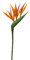 artplants.de Künstliche Blume Strelitzie ZETKIN, orange - violett, 65cm - Kunst Paradiesvogelblume