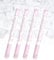4x XXL (60 cm) Partykanone Partypopper Streamer ®Auto-schmuck (weiße Rosenblätter)