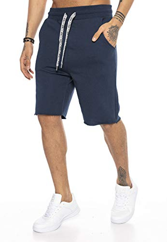 Redbridge Premium Shorts Sweatpants Kurze Hose Jogger Bequem Lässig Dunkelblau S