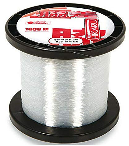 Filo Da Pesca Bobina Metri 1000 Trasparente Mare Bolentino Traina Palamito Trota (0,22)