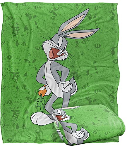 LOONEY TUNES Silky Touch Kuscheldecke, Optimalweich, 152 x 127 cm