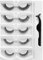 Self-Adhesive Eyelashes, Self Stick Lashes Reusable False Eyelashes, 5 Styles of Natural Fluffy Cat Eye Lashes,Waterproof Soft Thick Volume Faux Mink Lashes No Glue Needed 5 Pairs (5 Styles Mixed)