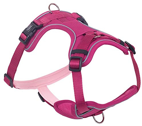 Nobby Komfort Geschirr MAILO, Himbeere, L: Brust: 42-60 cm, Bauch: 65-85 cm, B: 25 mm, 1 Stück
