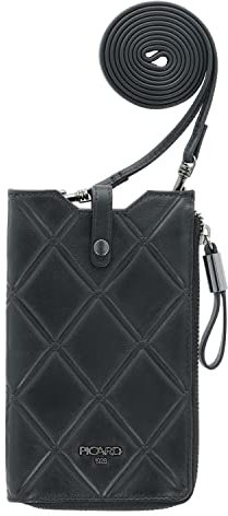 Picard Damen Handytasche Und Portemonnaie VOILA aus Echtleder Mittel | mit Druckknopf | Handytasche und Portemonnaie | Alltag