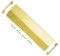 TERF® 280mm X 80mm Traditional Type Victorian Internal Letter Flap Polished Brass 280mm X 80mm Interior Inner Flap Letter Box Post Cover Plate including Fixing Screw