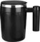SDYGDB 380ml Self Stirring Mug Rechargeable Auto Magnetic Coffee Mug with Stir Bar Electric Stainless Steel Self Mixing Coffee Cup Suitable for Home Office Coffee Milk Cocoa Hot Chocolate(Black)