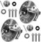 ATEC Germany 2x Radnabe vorne Radlagersatz mit ABS-Sensor, Kompatibel mit OPEL ASTRA G (T98) (F70),ZAFIRA A (T98)