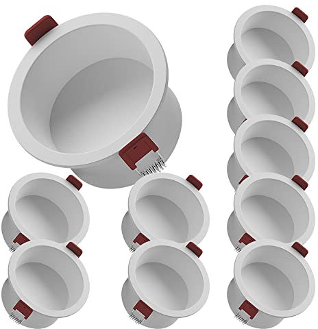 FAZRPIP LED-Downlight, dimmbar, eingebettetes Lochlicht, Tiefe, blendfreie COB-Strahler, 5 W/7 W/12 W, LED-Beleuchtung, Waschbecken-Downlights, 1 Stück, 4 Stück, 10 Stück, 16 Stück