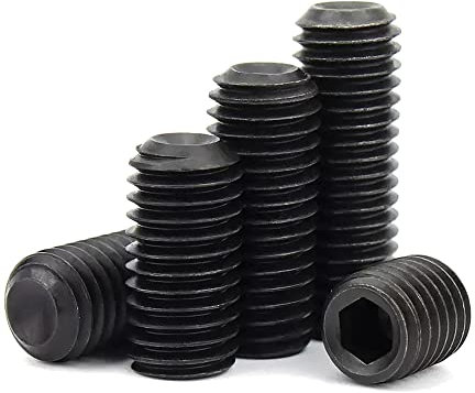 5 Stück M12×45mm 12.9 Grade Legierung Stahl Inbusschraube Set Schrauben mit konkavem Ende Set Schraube, Stoppschraube