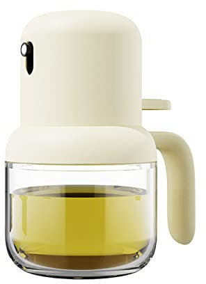 YGSIKY Spruzzatore d'olio e Bottiglia d'olio 2 in 1,Dispenser Spruzzatore di D'oliva Olio,Bottiglia dolio, Olio da 180 ml,Bottiglia Spray in Vetro da Cucina per Barbecue, Cottura, Insalata, Pasta