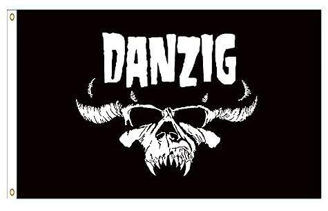 Danzig-Flagge, 91 x 152 cm, Banner mit 2 Messingösen, Garagendekoration, Wanddekoration, Männerhöhle, lebendige Farbe/HD-Druck/Polyester-Banner