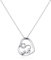 Philip Jones Cat Necklace Created with Zircondia® Crystals