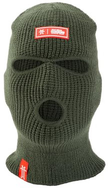 Manufaktur13 Balaclava - 3-Loch Sturmmaske, Sturmhaube, Skimaske in versch. Farben, Multifunktionsmaske, elastisch/dehnbar, gestrickt, geeignet für Motorrad, Fahrrad (RIOT Gear)