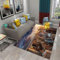 Buohwiwe 3D Teppich New York - Modern Schlafzimmer Flanell Teppich New York Wohnzimmer Teppich - Dekoration Carpet rutschfeste Teppiche 60x100 cm E476