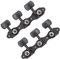 1 Pair Black Classical Guitar Tuner Head Tuning Key Nails For Classical Guitar Or Flamenco Guitar Guitar String Tuning Pins