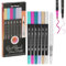 int!rend Pinsel Acrylstifte für Bullet Journal - 6-Farben Pinsel Stift Set - Pinselstifte Pastellstifte für Kalligraphie - Bullet Journal Handlettering Stifte und Zubehör