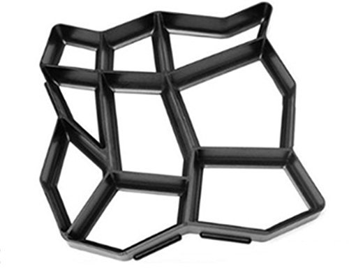 TIAOWU Steinpflasterform, Beton, Gehweg, Pflastersteine, 9 Gitter, Heimwerker, Auffahrt, Garten 2020