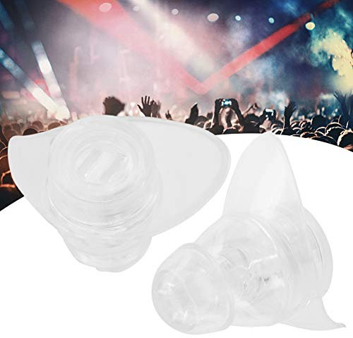 High Fidelity 27dB Anti Lärm Ohrstöpsel Konzert Musik Festival Gehörschutz (Transparent)
