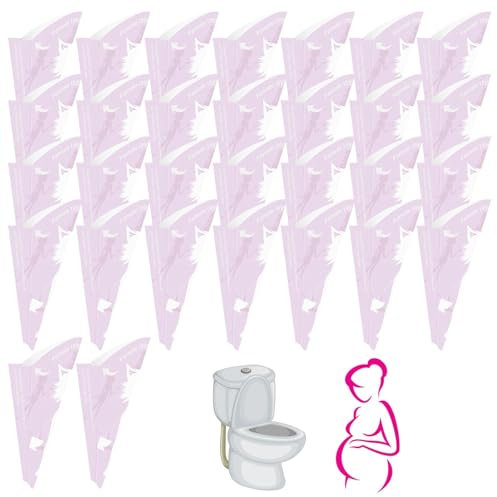 LEIBOCHAO 30 Pièces PipiDebout pour Femmes, Urinoir pour Femme, Urinella pour Femme Portable, Pipi Debout pour Femmes Enceintes, Entonnoir en Papier jetable pour Voyage, Camping, Randonnée, Escalade