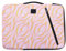 Exacompta - Réf. 17354E - 1 Housse ordinateur compatible avec PC de 15-16 pouces - poignée rétractable - petite poche à l'avant - fermeture zippée sur 2 côtés - en tissu recyclé - Nude
