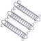 BESPORTBLE 3st Zeltschnalle Seile Aufblasbares Zelt Zeltplane Auto Pop Campingpflock Überdachung Elastisch Bodenanker Frühling Ankerstifte Kabel Haken Zaun Schiene Markise Rolle Silver Stahl