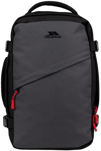 Trespass 20L Kabinentasche Ervol – Handgepäck-Rucksack mit Griffen, 40x20x25 cm, zugelassen für Ryanair