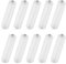 10 PCS Aaa to Aa Battery Adapter, Battery Converter Adapter Holder Transparent Plastic Adapters Converter Batteries Adapters Converters for Aaa to Aa Batteries (Clear Color)