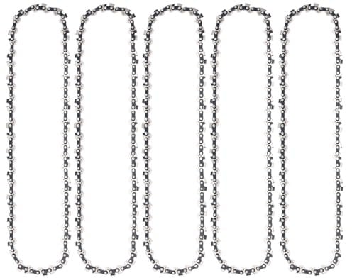 Yweller 35cm Sägeketten 3/8 LP 1,3mm 52 TG Schwert kompatibel mit Husqvarna 135 mark 2,Oregon 90px052x,Dolar, Bosch, Einhell GH-EC 1835,GC-PC 1435 I TC,GC-EC 1935,GC-PC 1335/1 I, Makita und mehr 5pcs