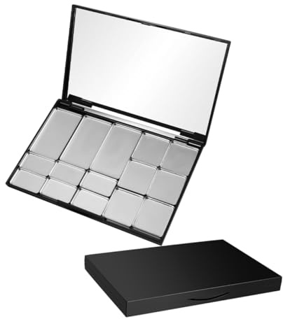 TOVINANNA 2pièces Palette De Maquillage Magnétique Lot De Vides Pour Fards à Paupières Blush Étui Plateau De Maquillage Artisanal Rangement Make up