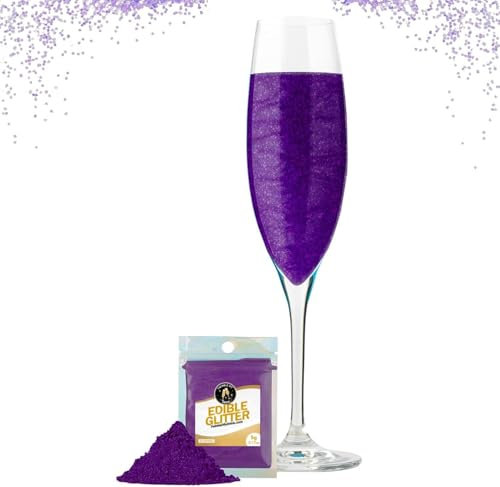 Twinkle Drink Paillettes Comestibles Vegan 3 Couleurs Or Argent Rose - 3 x 5g (75 Portions Total) - 25 Portions par Sachet - Halloween Decoration - Décoration Cocktails Gâteaux Pâtisseries