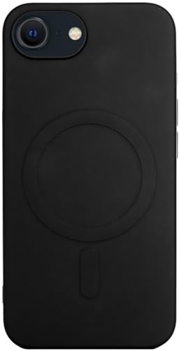 JT Berlin Pankow Soft MS Hülle für iPhone 17e/16e - Magnetisch, Schwarz | Schutzhülle aus TPU mit Microfaser-Innenfutter - passgenau für iPhone 17e/16e, kompatibel mit magnetischem Aufladen & Qi