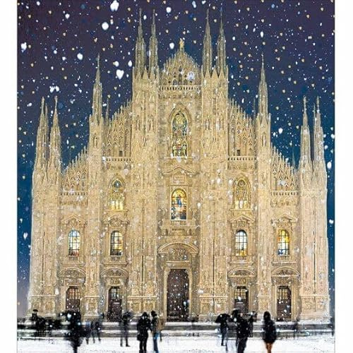Woodmansterne Christmas Cards Milan Cathedral Pack of 5 - Charity Xmas