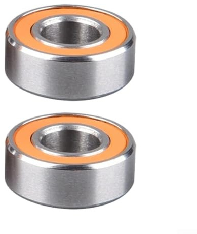 Yhenlovtt Elite Speed Kugelrolle mit Porzellan, 5 mm, 12 x 8 x 3, Kugeln für Edelstahlrollen, 2 Stück Baitcast-Stahllager, Angellager