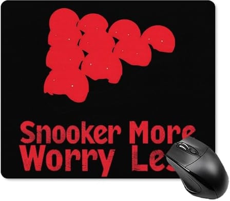 Mauspad Snooker – Mehr Sorgen, Weniger Spaß Mouse Pad Mat Wasserdicht Mouse Pad Gaming Mausunterlage Für Zuhause Büro Laptop L