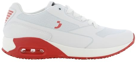 Oxypas Ela SCR, Sportschuhe, Arbeitsschuhe, Sneaker (ElaS3601fux),White with Fuchsia,36 EU