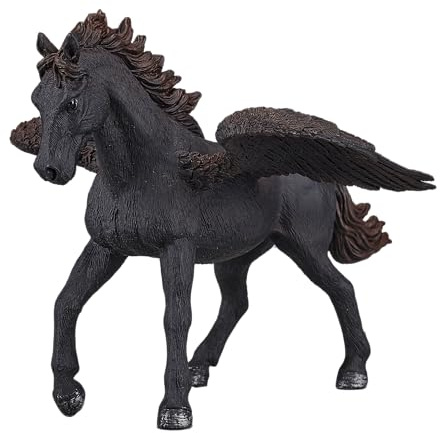 MOJO Black Pegasus Mythical Fantasy Monster Model Toy Figure