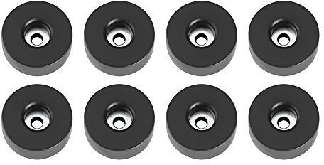Adam Hall Hardware 4907 M8 AH - Lot de 8 pied caoutchouc 38 x 15 mm en sachet