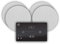 Systemline E50 Built-In Bluetooth Hi-Fi Speaker System and Q Acoustics Qi65CB Ceiling Speakers (2 Pair 6.5 Qi65CB Ceiling Speakers)