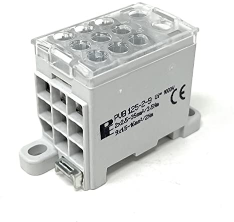 Pollmann Phasenverteilungsblock PVB 125-2-9, 1 Stück