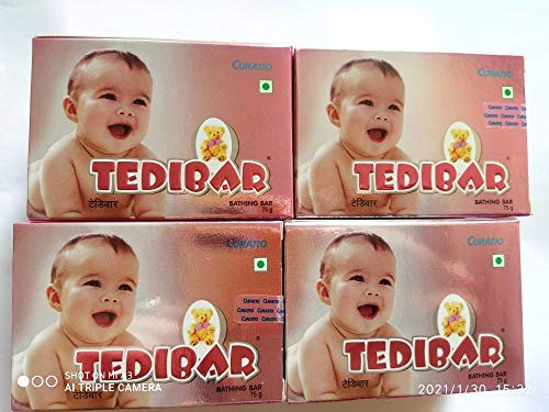 Curatio Tedibar Seife, 75 g, 4 Stück