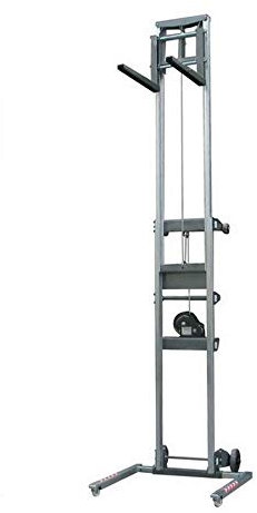3S SuperSamaStore Elevatore Sollevatore Manuale con Ruote per Sollevare Climatizzatore, Alluminio, Portata 160 Kg