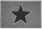 Nicoman STAR Door Mat｜Entrance Barrier Dirt-Trapper Floor Mat｜Patio Garden Conservatory Doormat｜Indoor Outdoor Matt｜Grey with Black Star, 60x40cm