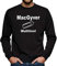 MacGyvers Multitool Sweatshirt Pullover Herren 4XL Schwarz