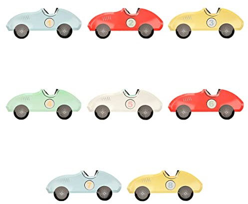 Meri Meri Race Car Plates (Pack of 8)
