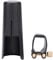 Tenorsaxophon Ligatur, 1,38x1,38 Zoll Tenor Saxophon Ligatur Clip Verschluss mit 3,86x1,5 Zoll Mundstück Kappe, PU Leder Altsaxophon Ligaturklammer Blattschraubenbefestigung Tenorsaxophon Mundstück